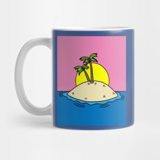 Lonely Island Relaxation Sun Mug